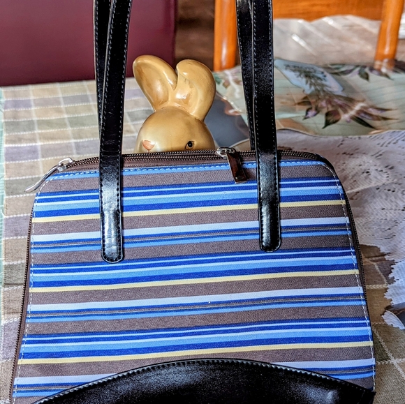 Kate Spade New York Brown and Blue Purse - Picture 9 of 14